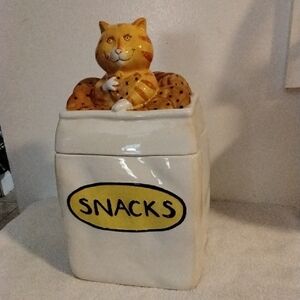 Langs Cat Snack Jar